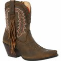 Durango Crush by Women's Roasted Pecan Bootie Western Boot, Roasted Pecan, M, Size 7 DRD0430